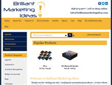 Tablet Screenshot of brilliantmarketingideas.com